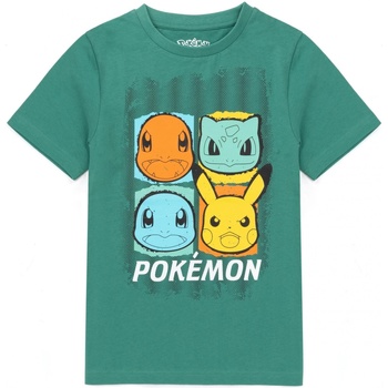 Abbigliamento Bambino T-shirt maniche corte Pokemon  Verde