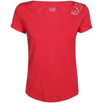 Abbigliamento Donna T-shirt & Polo Ea7 Emporio Armani T-shirt EA7 3LTT07 TJCRZ Donna Rosso Rosso