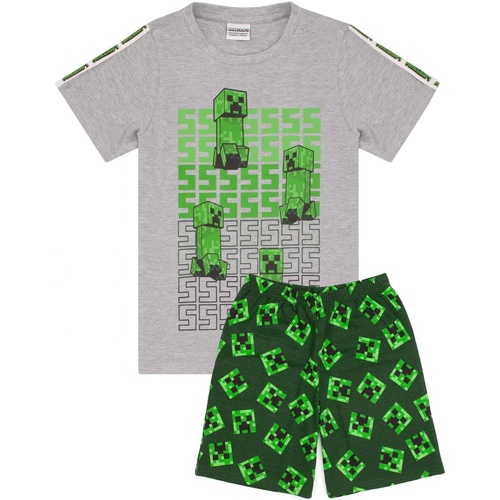 Abbigliamento Unisex bambino Pigiami / camicie da notte Minecraft NS6506 Verde
