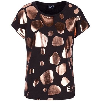 Abbigliamento Donna T-shirt maniche corte Emporio Armani EA7 T-Shirt Donna Train Graphic Animalier Fantasia
