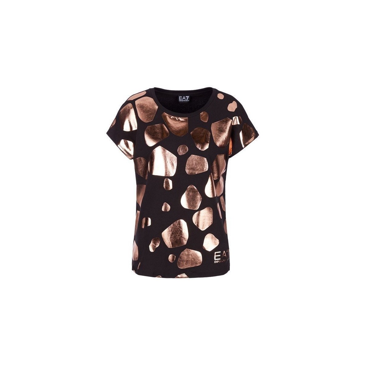 Abbigliamento Donna T-shirt maniche corte Emporio Armani EA7 T-Shirt Donna Train Graphic Animalier Multicolore