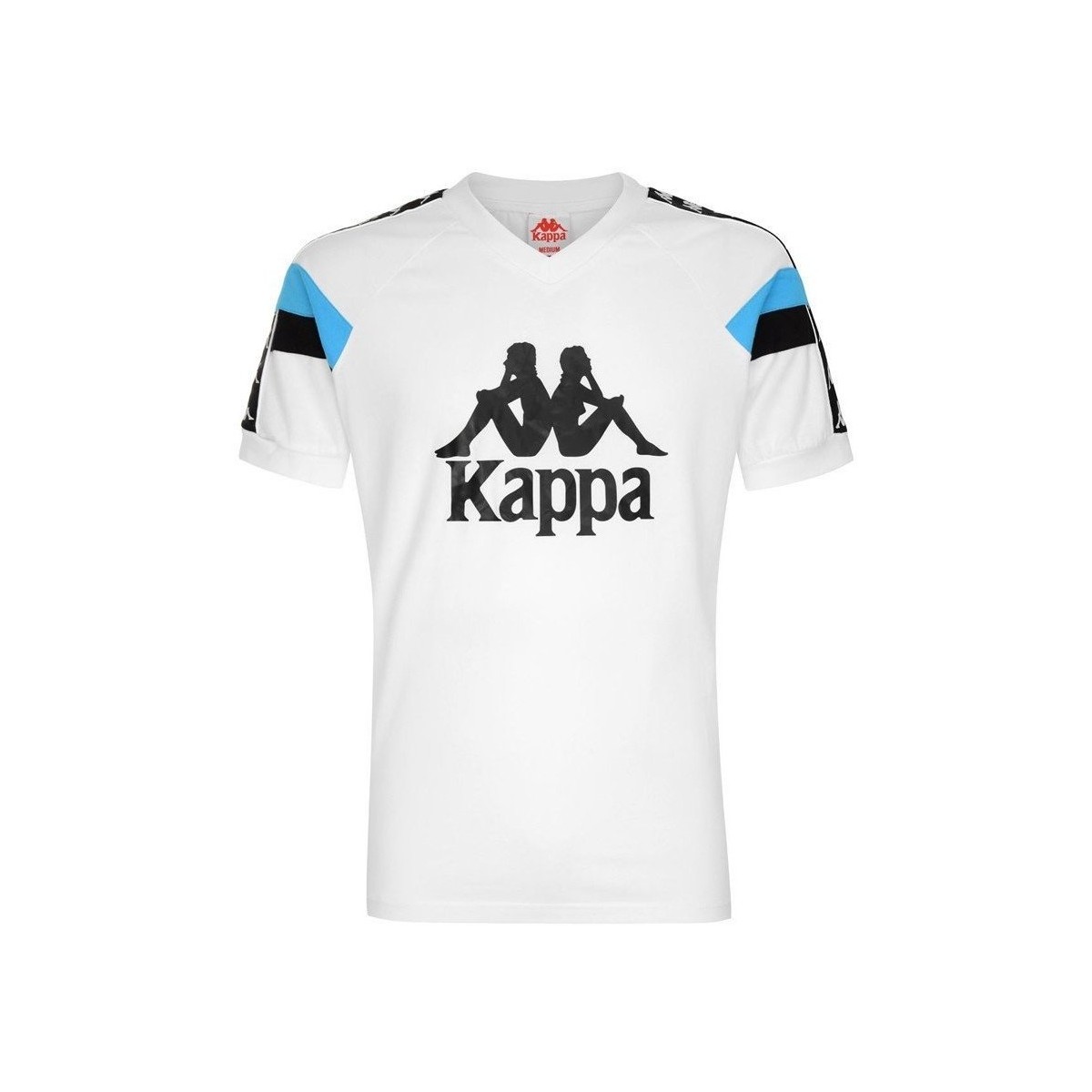 Abbigliamento Uomo T-shirt maniche corte Kappa T-shirt Uomo Authentic Football Edwin Bianco