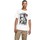 Abbigliamento Uomo T-shirt maniche corte Jack & Jones T-shirt Uomo Stampa Teschio Bianco