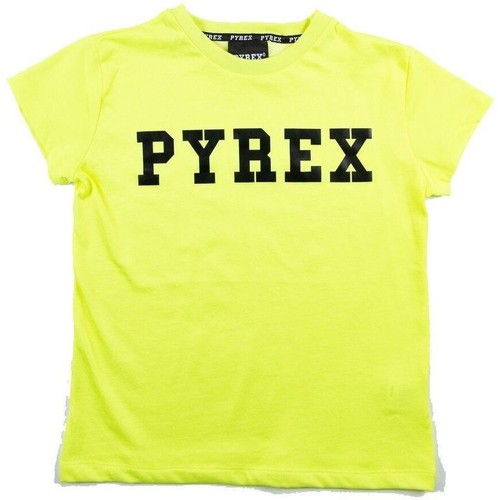 Abbigliamento Unisex bambino T-shirt maniche corte Pyrex T-shirt Ragazzo Girocollo Giallo