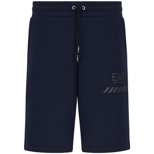 Abbigliamento Uomo Shorts / Bermuda Emporio Armani EA7 Bermuda Uomo con Logo Blu