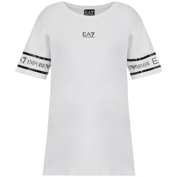 Abbigliamento Donna T-shirt maniche corte Emporio Armani EA7 T-shirt Donna Maxi Logo Bianco