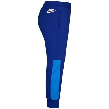 Nike Pantaloni Bambino Rise Fleece Blu