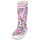 Scarpe Bambina Stivali da pioggia Aigle LOLLY POP PLAY2 Rosa / Multicolore