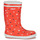 Scarpe Unisex bambino Stivali da pioggia Aigle LOLLY POP F PT2 Rosso / Bianco
