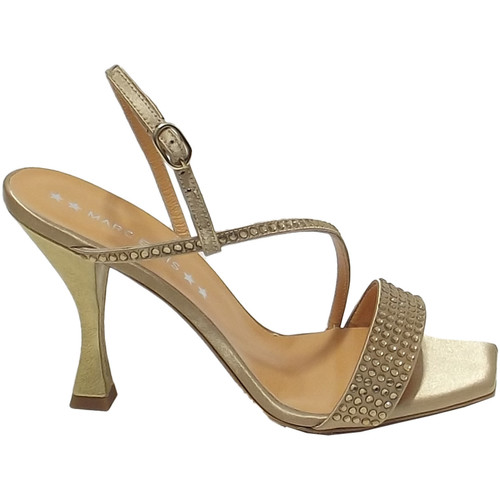 Scarpe Donna Pantofole Marc Ellis Sandali gioiello  modello Baratang Champagne Oro