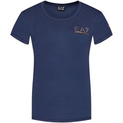 Abbigliamento Donna T-shirt maniche corte Ea7 Emporio Armani T-shirt femme Blu