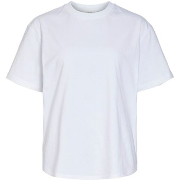 Abbigliamento Donna Felpe Object Fifi T-Shirt - Bright White Bianco