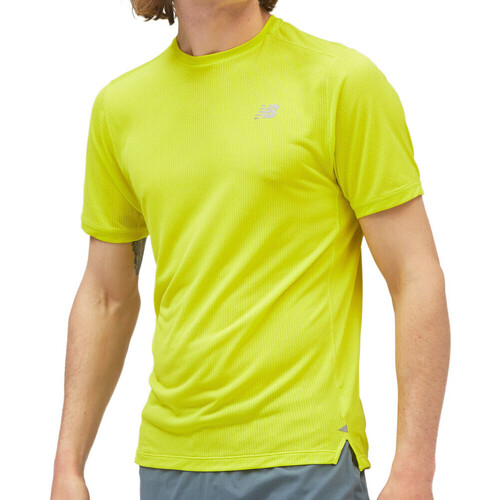 Abbigliamento Uomo T-shirt & Polo New Balance MT01234 Giallo
