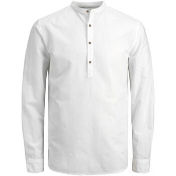Abbigliamento Bambino Camicie maniche lunghe Jack & Jones 12204888 SUMMER HALF-WHITE Bianco