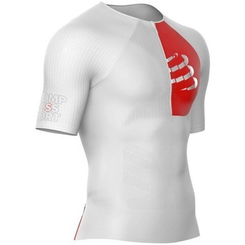 Abbigliamento Uomo T-shirt maniche corte Compressport Postural Aero SS Bianco, Rosso