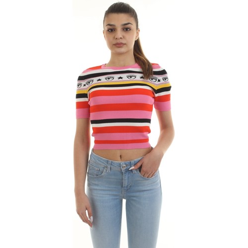 Abbigliamento Donna T-shirt maniche corte Chiara Ferragni 72CBFM02-CMH03 Multicolore