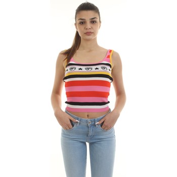 Abbigliamento Donna Top / T-shirt senza maniche Chiara Ferragni 72CBFM04-CMH03 Multicolore
