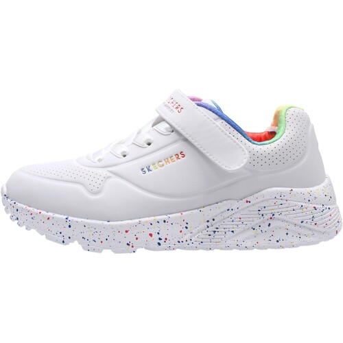 Scarpe Unisex bambino Sneakers Skechers 310457L WMLT Bianco