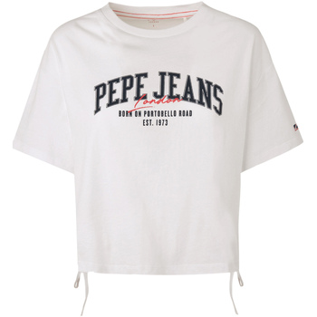 Abbigliamento Donna T-shirt & Polo Pepe jeans PL505151 Bianco