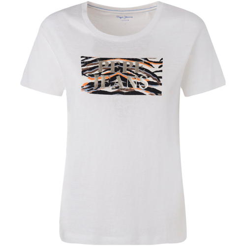 Abbigliamento Donna T-shirt & Polo Pepe jeans PL505145 Bianco