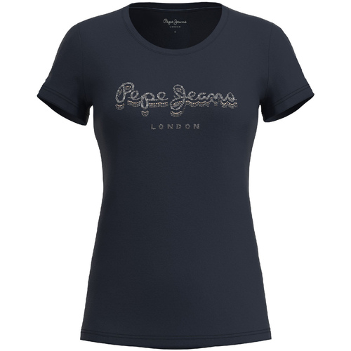 Abbigliamento Donna T-shirt maniche corte Pepe jeans PL504434 Blu