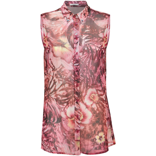 Abbigliamento Donna Top / Blusa Guess W2GH52 WEL02 Rosa