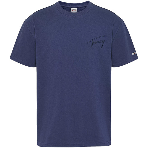 Abbigliamento Uomo T-shirt & Polo Tommy Jeans DM0DM12419 Blu