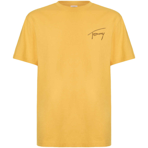 Abbigliamento Uomo T-shirt & Polo Tommy Jeans DM0DM12419 Giallo