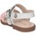 Scarpe Bambina Sandali Florens F2350 Sandalo Bambina FUXIA- BIANCO Rosa