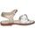 Scarpe Bambina Sandali Florens E2410 Sandalo Bambina PLATINO ARGENTO Grigio