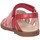 Scarpe Bambina Sandali Florens E23542-2 Sandalo Bambina ROSA/ROSSO Multicolore