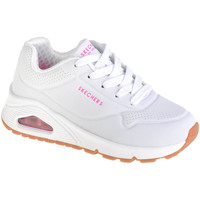 Scarpe Bambina Sneakers basse Skechers Uno Stand On Air Bianco