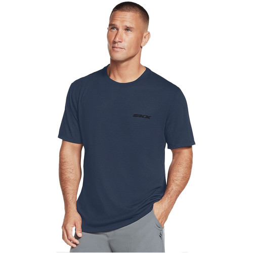 Abbigliamento Uomo T-shirt maniche corte Skechers Dri-Release SKX Tee Blu