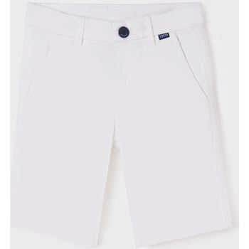 Abbigliamento Unisex bambino Shorts / Bermuda Mayoral ATRMPN-32185 Bianco