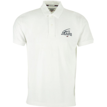 Abbigliamento Uomo T-shirt & Polo Tommy Hilfiger Solid Graphic Polo Bianco