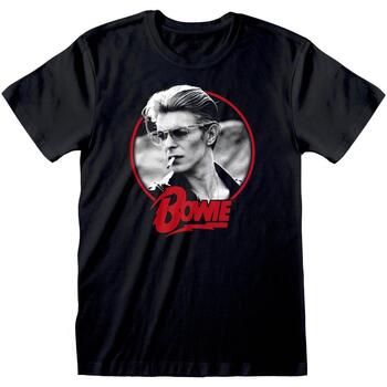 Abbigliamento T-shirts a maniche lunghe David Bowie  Nero