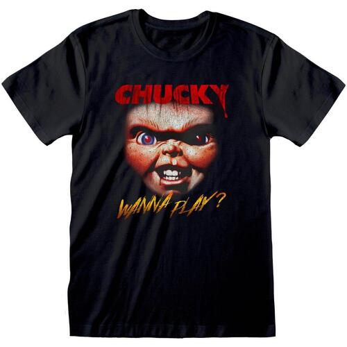 Abbigliamento T-shirts a maniche lunghe Childs Play Chucky Nero