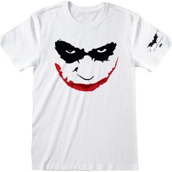 Abbigliamento T-shirts a maniche lunghe Batman: The Dark Knight  Bianco