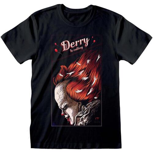Abbigliamento T-shirts a maniche lunghe It Chapter Two Derry Is Calling Nero