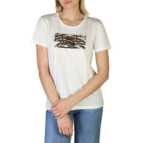 Abbigliamento Donna T-shirt maniche corte Pepe jeans - caitlin_pl505145 Bianco