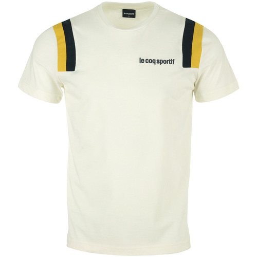 Abbigliamento Uomo T-shirt maniche corte Le Coq Sportif Tri Tee N°5 Bianco
