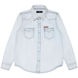 Abbigliamento Unisex bambino Camicie maniche lunghe Diesel J00760 KXBCY CWKO-K01 Blu
