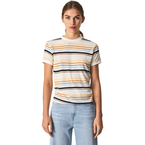 Abbigliamento Donna T-shirt maniche corte Pepe jeans PL505159 Bianco