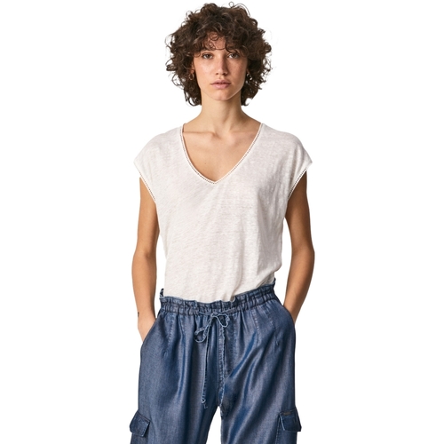 Abbigliamento Donna T-shirt & Polo Pepe jeans PL505170 Beige