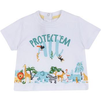 Abbigliamento Unisex bambino T-shirt maniche corte Chicco 09067693000000 Bianco
