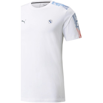 Abbigliamento Uomo T-shirt maniche corte Puma BMW M Motorsport T7 Tee Bianco
