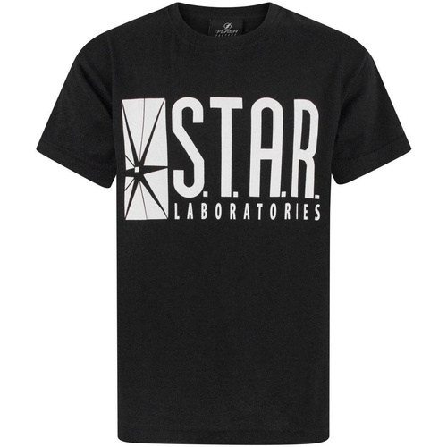 Abbigliamento Bambino T-shirts a maniche lunghe The Flash TV Star Laboratories Nero