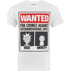 Abbigliamento Uomo T-shirts a maniche lunghe Rick And Morty NS6610 Nero