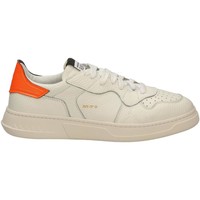 Scarpe Uomo Sneakers Run Of CLASS-O bianco-arancio