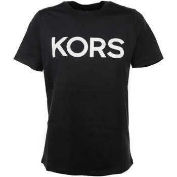 Abbigliamento Donna T-shirt & Polo MICHAEL Michael Kors T-Shirt con logo borchiato Nero